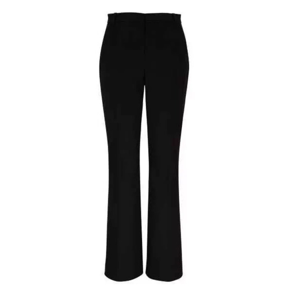VINCE CLASSIC STRETCH ITALIAN COTTON BOOTCUT TROUSERS BLACK SIZE 4 NEW!!! $245